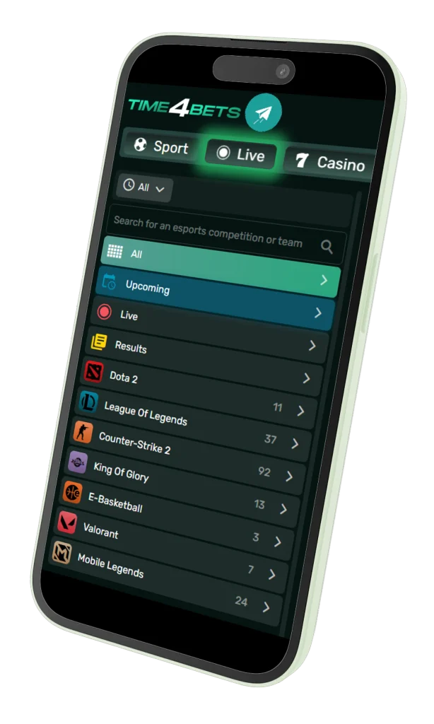 Time4bets ESports
