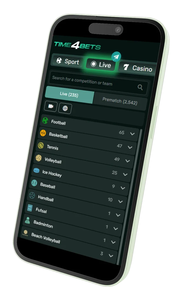 Time4bets Sports